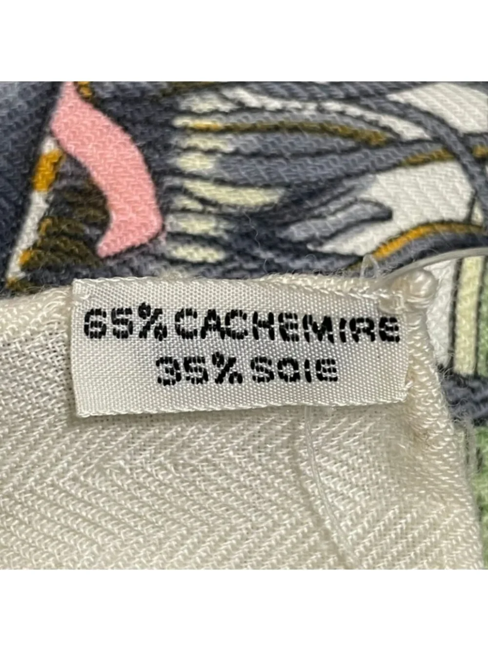 Hermes Carre 90 Cuirs du Desert Leather Ornament Silk Scarf White - Picture 6 of 6